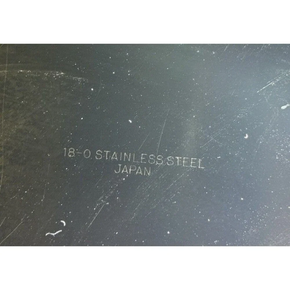 Stainless Steel Divided Plate Tray Clover Design With Handle Vintage